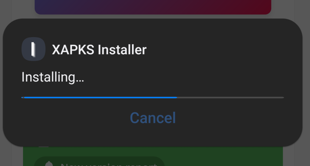 Installing XAPK